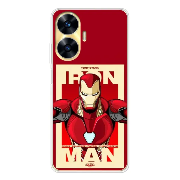 Чехол с рисунком «Iron man» для Realme C55