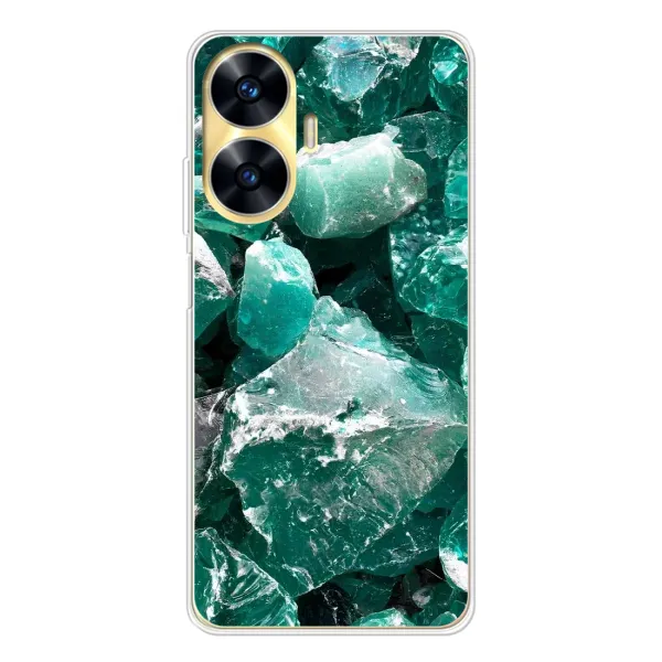 Чехол с рисунком «Изумруд» для Realme C55