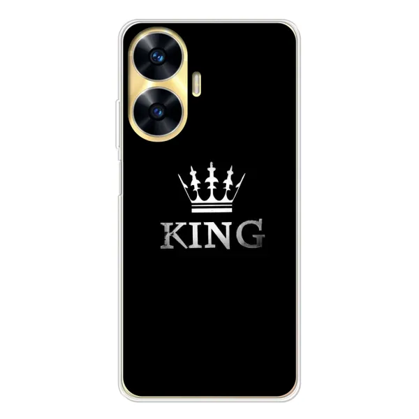 Чехол с рисунком «KING» для Realme C55 Чехол с рисунком «KING» для Realme C55