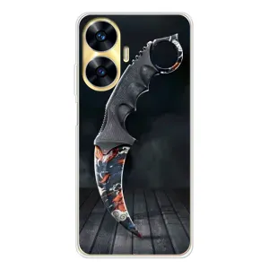 Чехол с рисунком «Кинжал КС ГО» для Realme C55