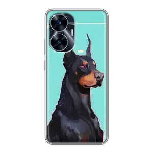 Чехол ДОБЕРМАН для Realme C55 (Король доберман)