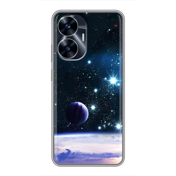 Чехол с рисунком «Космический вид» для Realme C55 Чехол с рисунком «Космический вид» для Realme C55