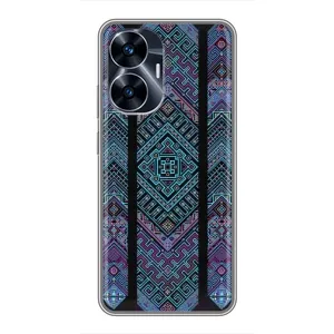 Силиконовый Чехол на Realme C55 (Крутой орнамент)