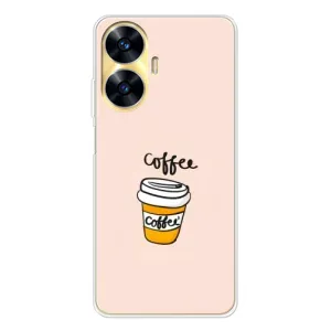 Чохол з зображенням смачної їжі для Realme C55 (Кружка Кави)