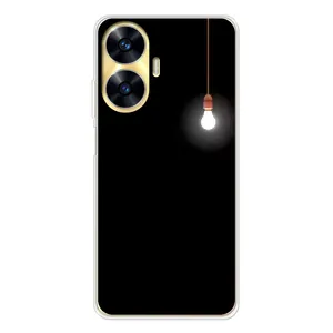 Чехол с рисунком «Лампочка» для Realme C55
