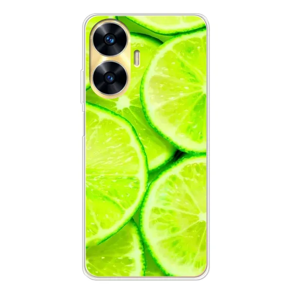 Чехол с рисунком «Лайм» для Realme C55 Чехол с рисунком «Лайм» для Realme C55