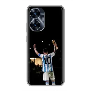 Чохли Лео Мессі Аргентина для Realme C55 (Лео Чемпіон)