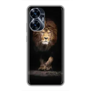 Чехол с картинкой на Realme C55 (Красивый Лев)