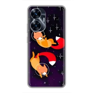 Чехол с Лисичкой для Realme C55 (Лисы)