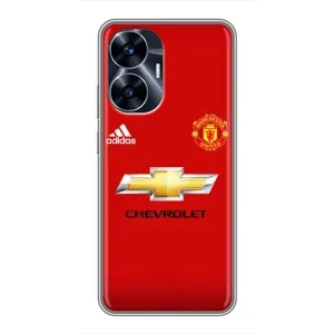 Силіконові Чохли з принтом Футбол на Realme C55 (Man United)