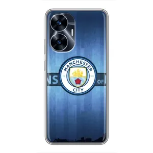 Силіконові Чохли з принтом Футбол на Realme C55 (ManCity)