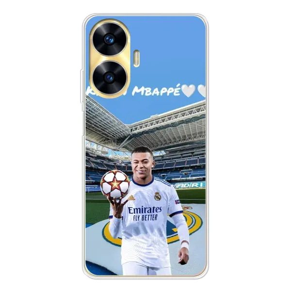 Чехол с рисунком «Mbappe Real» для Realme C55 Чехол с рисунком «Mbappe Real» для Realme C55