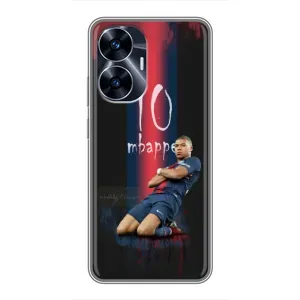 Чохол (TPU) з Футболістом на Realme C55 (MBAPPE 10)
