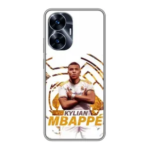Чохол (TPU) з Футболістом на Realme C55 (Мбаппе Реал)