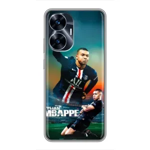 Чохол (TPU) з Футболістом на Realme C55 (MBAPPE)
