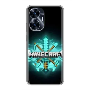 Чехол майнкрафт для Realme C55 (MineCraft 2)