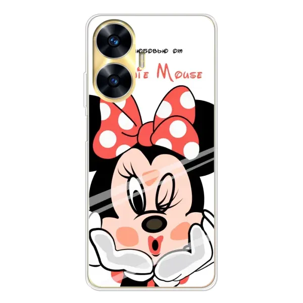 Чехол с рисунком «Minni Mouse» для Realme C55 Чехол с рисунком «Minni Mouse» для Realme C55