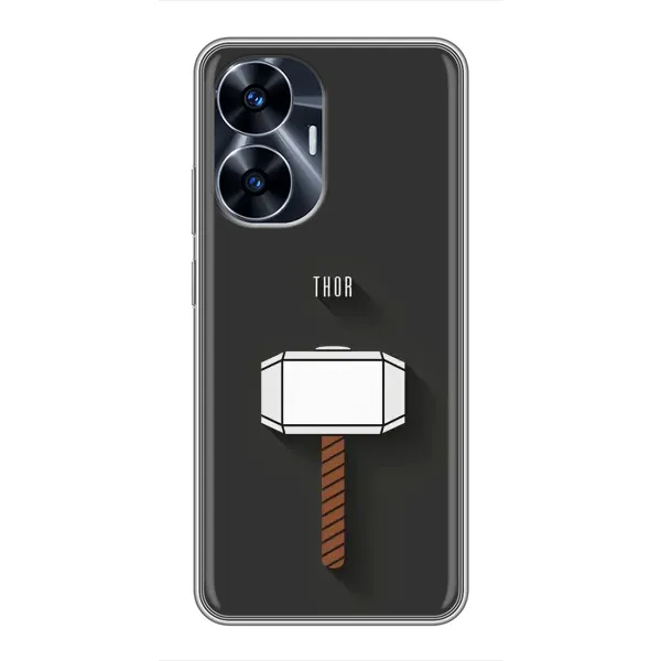 Чехол с рисунком «Молот Тора» для Realme C55