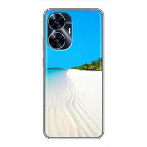 Летний Чехол на Realme C55 (Море песок)