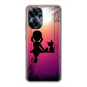 Чохол з малюнком «На гойдалці» для Realme C55