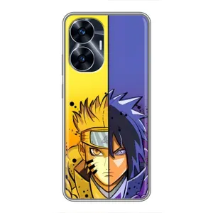 Купить Чохли на телефон з принтом Anime для Realme C55 (Naruto Vs Sasuke)