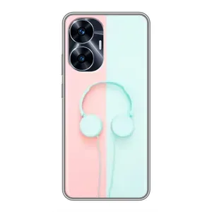 Чохол з малюнком «Навушники» для Realme C55