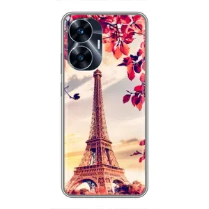Чехол с Эйфелевой башней на Realme C55 (Paris photo)