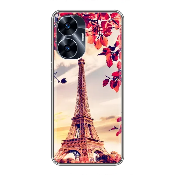 Чехол с рисунком «Paris photo» для Realme C55 Чехол с рисунком «Paris photo» для Realme C55