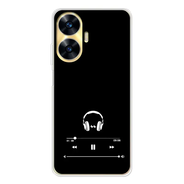 Чехол с рисунком «Плеер» для Realme C55 Чехол с рисунком «Плеер» для Realme C55