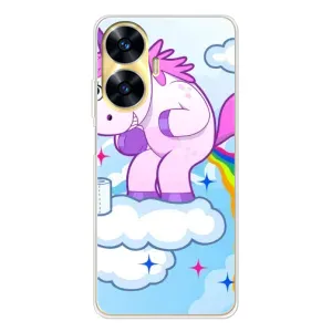 Чохол Unicorn на Realme C55 (Веселка Єдиноріга)