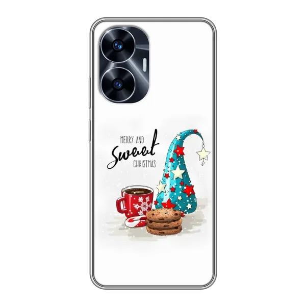 Чехол с рисунком «Рождество» для Realme C55 Чехол с рисунком «Рождество» для Realme C55