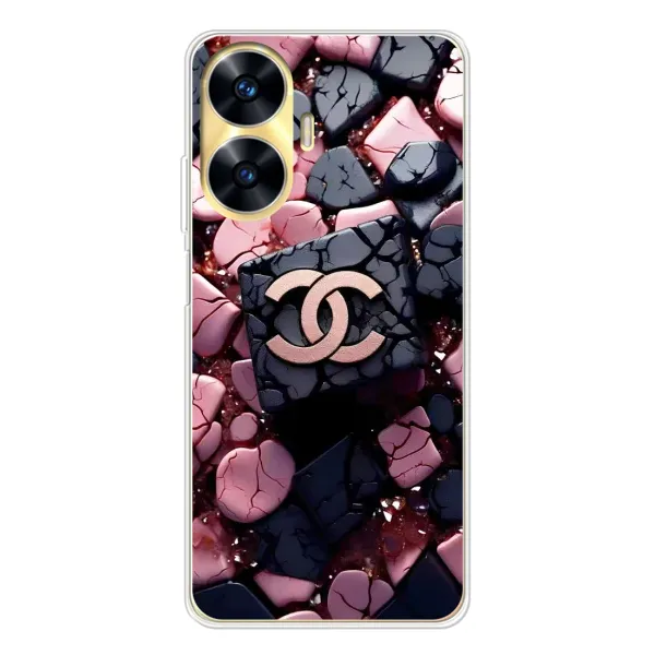 Чехол с рисунком «Шанель» для Realme C55