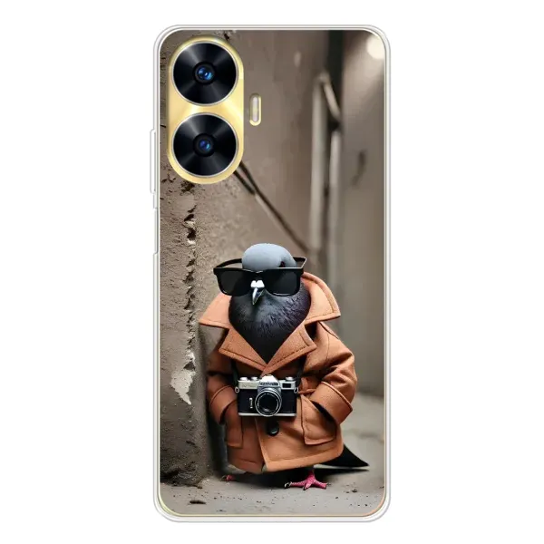 Чехол с рисунком «Шпиониро голубио» для Realme C55 Чехол с рисунком «Шпиониро голубио» для Realme C55