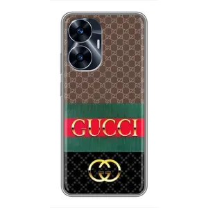 Чохли бренд ГУЧЧІ для Realme C55 (Стиль GUCCI)