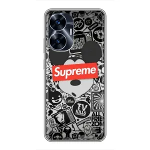 Чехол с рисунком «Supreme Маус» для Realme C55