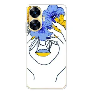Чохол на Realme C55 (Український дизайн) (Українка на всю голову)