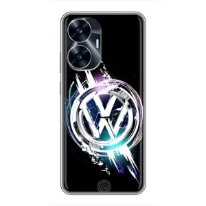Чехол "Фольксваген" для Realme C55 (Volkswagen на черном)