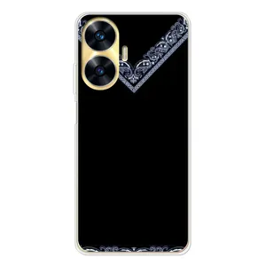Силиконовый Чехол на Realme C55 (Воротник вышиванки)