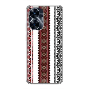 Силиконовый Чехол на Realme C55 с картинкой Вышиванки (Вышиваночки)