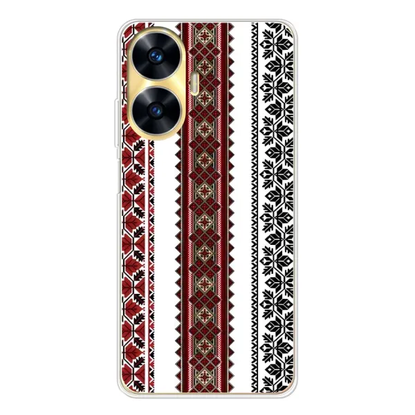 Чехол с рисунком «Вышиваночки» для Realme C55 Чехол с рисунком «Вышиваночки» для Realme C55