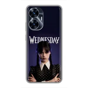 Чехлы с принтом Уэнсдей на Realme C55 (Wednesdey)