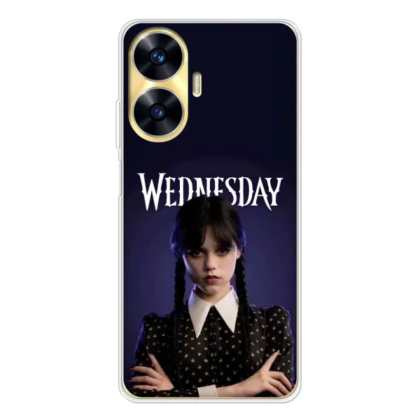 Чехол с рисунком «Wednesdey» для Realme C55