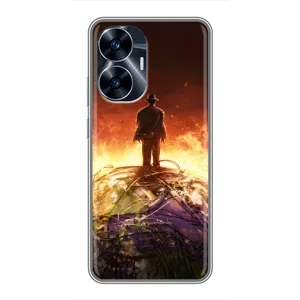 Чехол Оппенгеймер / Oppenheimer на Realme C55 (Ядерщик)