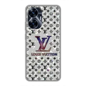 Чохол Стиль Louis Vuitton на Realme C55 (Яскравий LV)