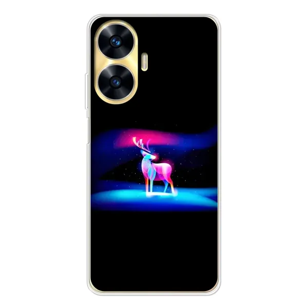 Чехол с рисунком «Яркий олень» для Realme C55 Чехол с рисунком «Яркий олень» для Realme C55