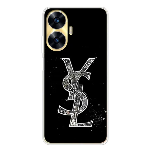 Чехол с рисунком «YSL» для Realme C55