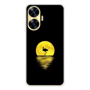 Летний Чехол на Realme C55 (Желтый Закат)