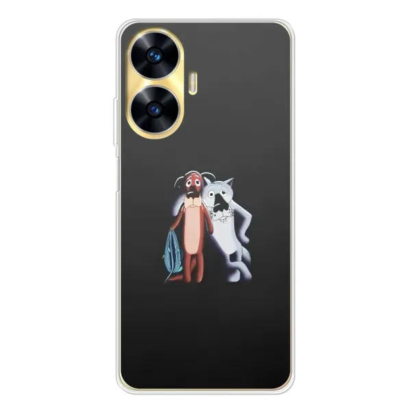 Чехол с рисунком «Шо, опять» для Realme C55
