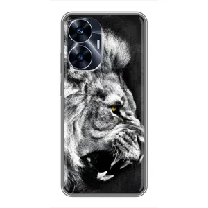 Чехол с картинкой на Realme C55 (Злой ЛЕВ)