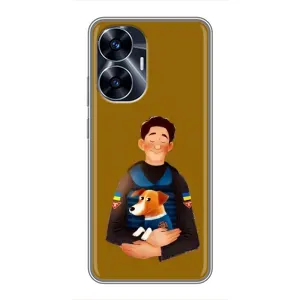 Чехол с принтом для Realme C55 (ЗСУ Патрон)